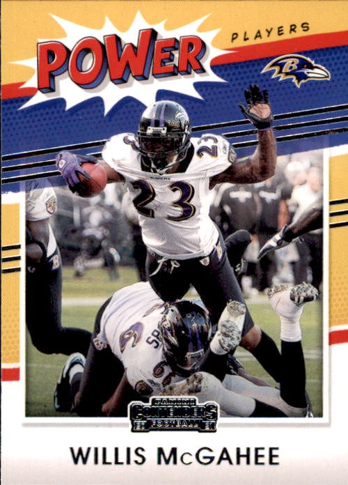Willis McGahee, Power Players, 2021 Panini Contenders Football NFL