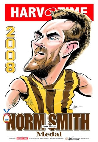 Luke Hodge, 2008 Norm Smith Medal, Harv Time Poster