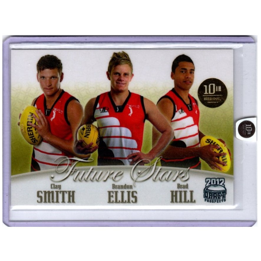 Clay Smith, Brandon Ellis, Brad Hill, Future Stars, 2012 Top Prospects 10th Anniversary