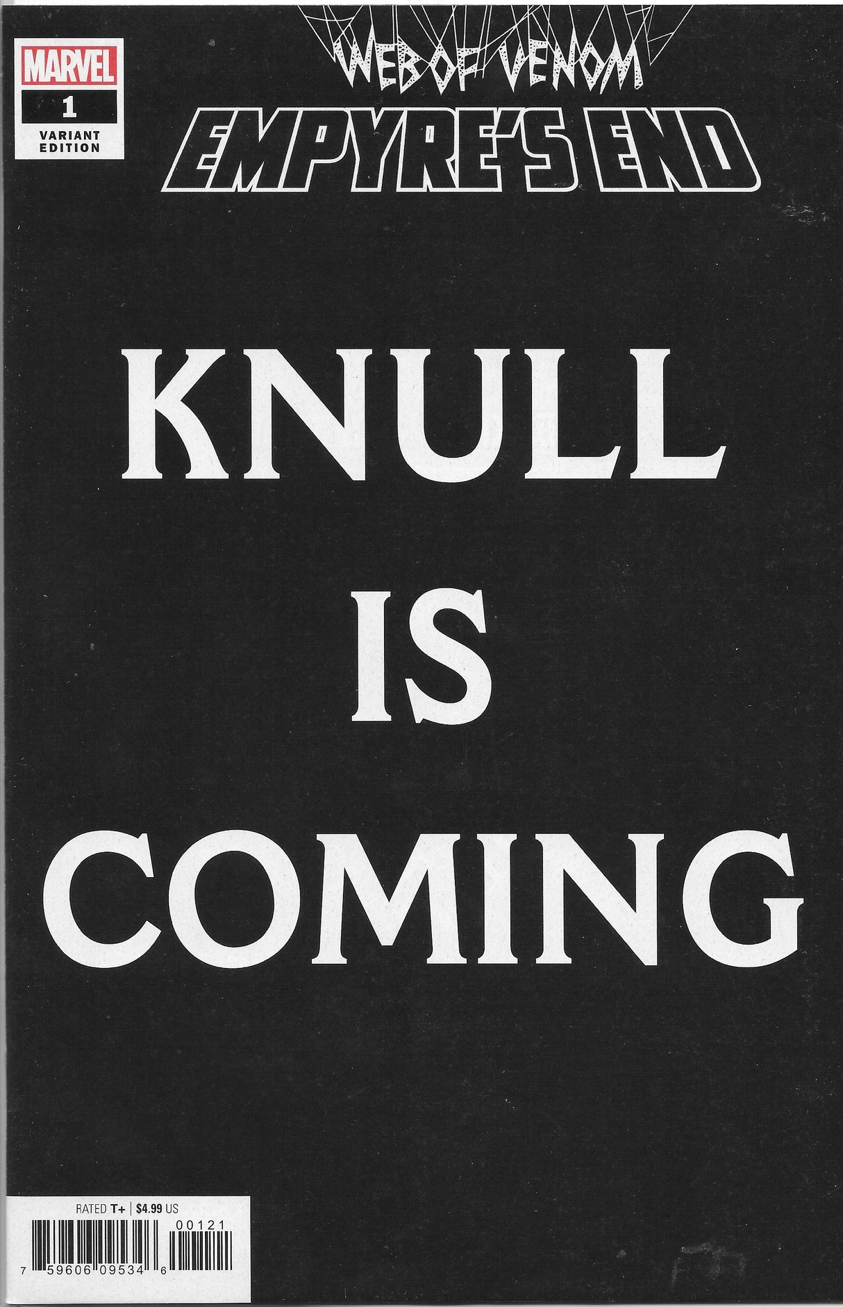 Web of Venom Empyres End, #1 Variant Comic