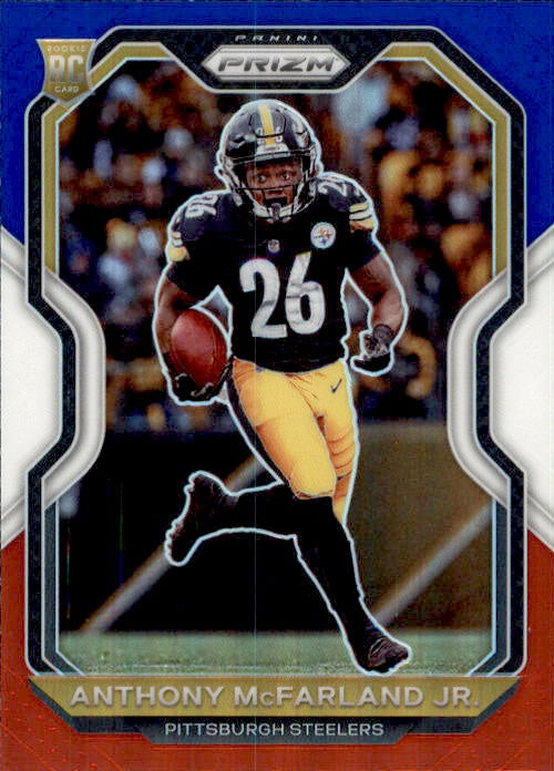 Anthony McFarland Jr, RC, Red White Blue Prizm, 2020 Panini Prizm Football NFL