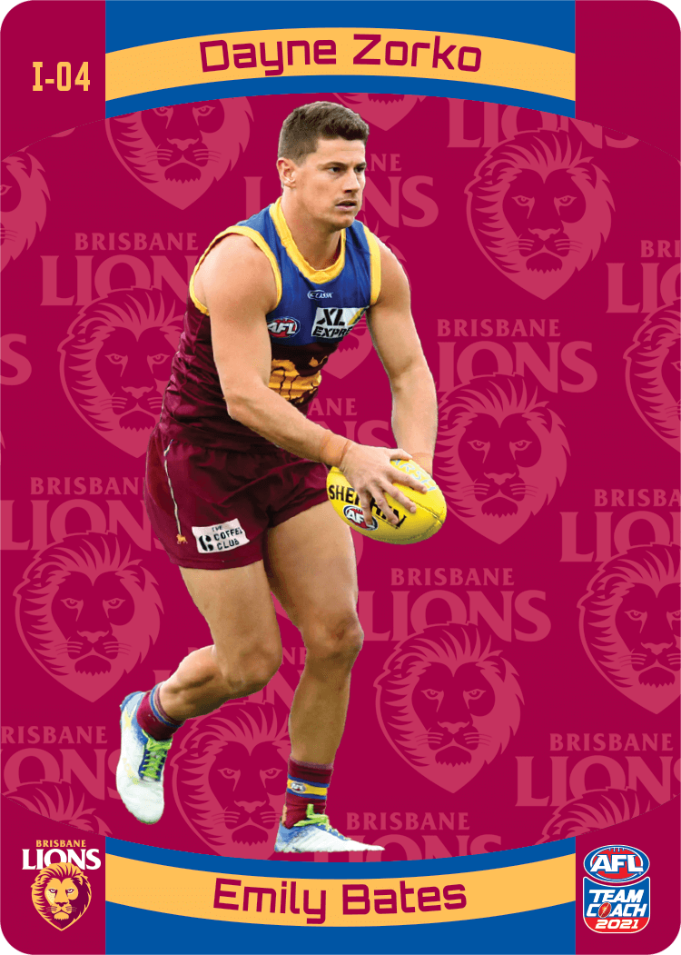 Zorko, Bates, 3D Icons, 2021 Teamcoach AFL