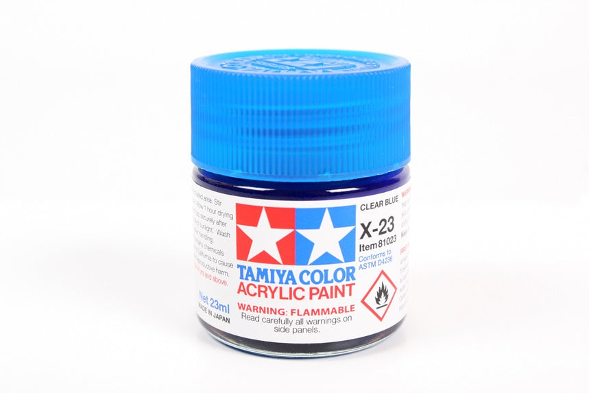 TAMIYA ACRYLIC MINI X-23 CLEAR BLUE 10ml