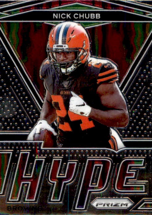 Nick Chubb, Hype, 2020 Panini Prizm Football NFL