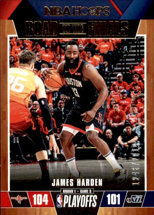 James Harden, Road to the Finals, 2019-20 Panini Hoops Basketball NBA