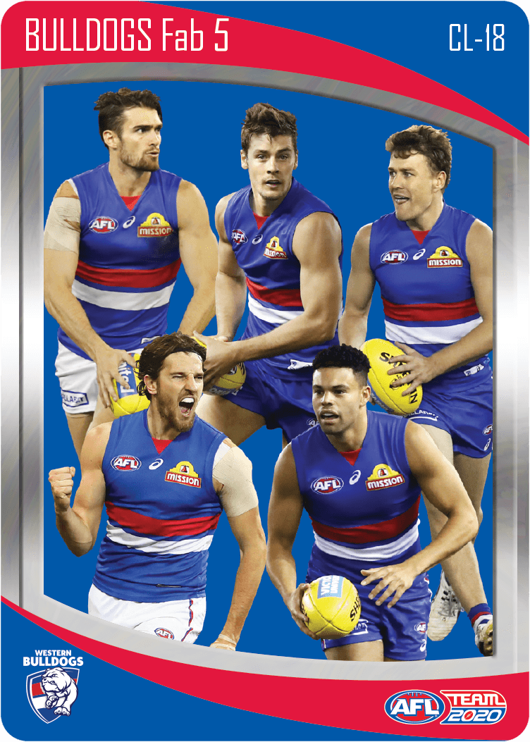 Western Bulldogs, Fab 5 Checklist, 2020 Teamcoach AFL