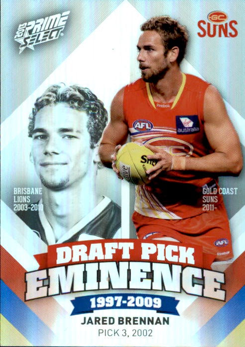 Jared Brennan, Draft Pick Eminence, 2013 Select AFL Prime