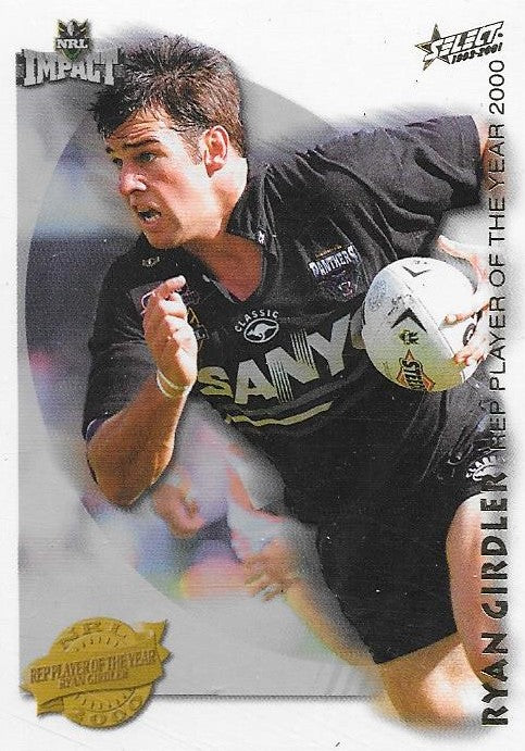 Ryan Girdler, Award Winner, 2001 Select NRL Impact