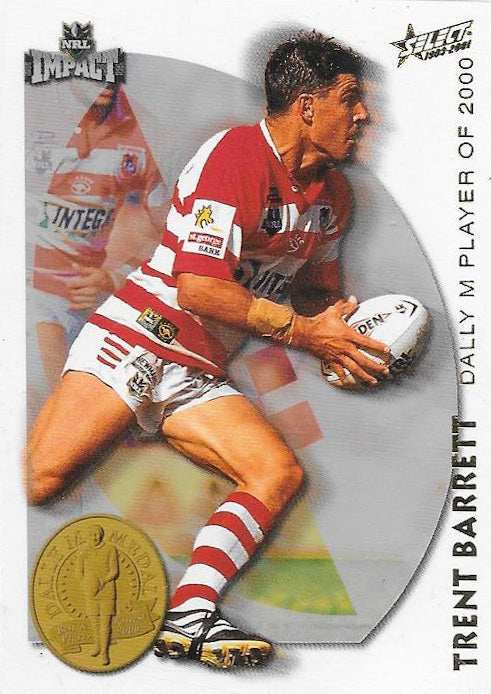Trent Barrett, Award Winner, 2001 Select NRL Impact