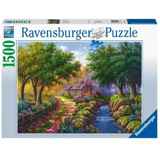 Ravensburger - Cottage by the River - 1500 Piece Jigsaw Puzzle