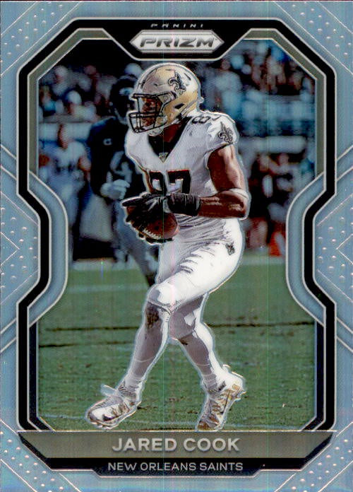 Jared Cook, Silver Prizm, 2020 Panini Prizm Football NFL