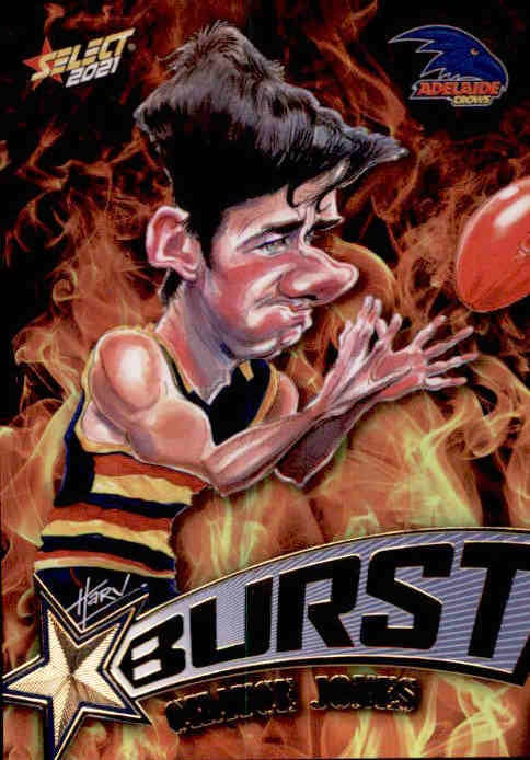 Chance Jones, Fire Starburst, 2021 Select AFL Footy Stars
