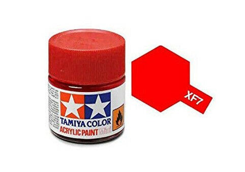 TAMIYA ACRYLIC MINI XF-7 FLAT RED 10ml