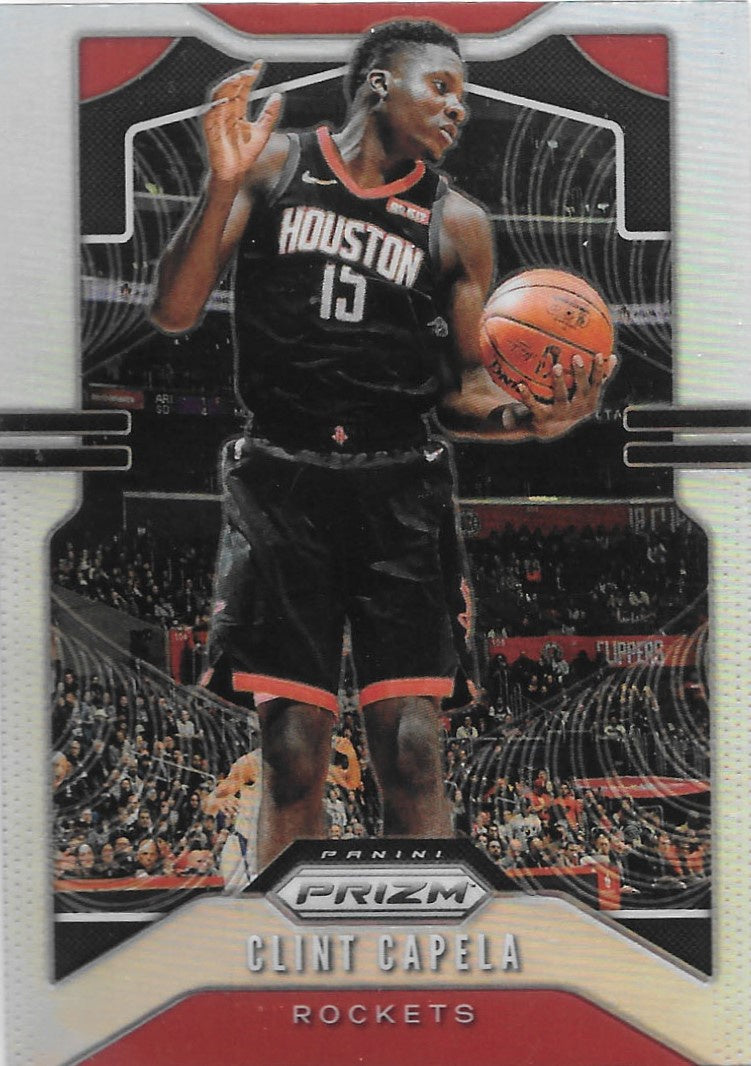 Clint Capela, 2019-20 Prizm Basketball SILVER Refractor