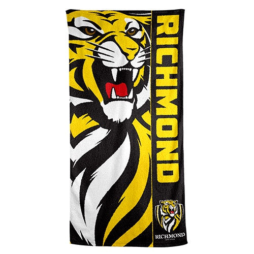 RICHMOND TIGERS BEACH TOWEL