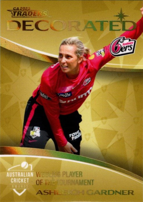 Ashleigh Gardner, Decorated Parallel, 2023-24 TLA Traders Cricket