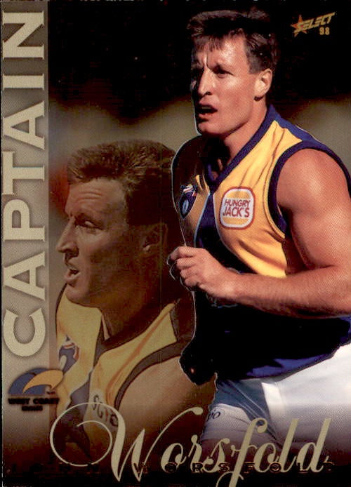 John Worsfold, Captain Card, 1998 Select AFL