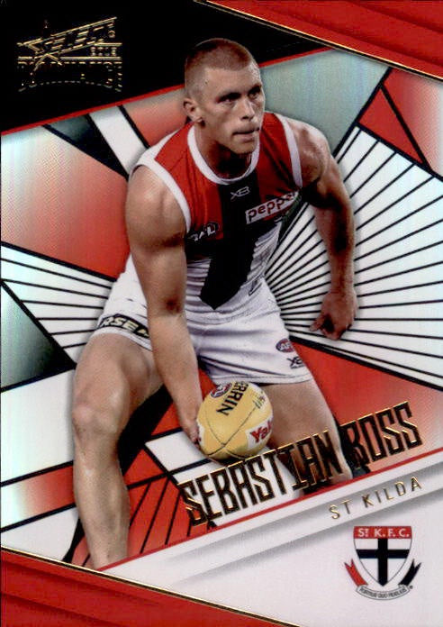 Sebastian Ross, Holofoil Parallel, 2019 Select AFL Dominance /
