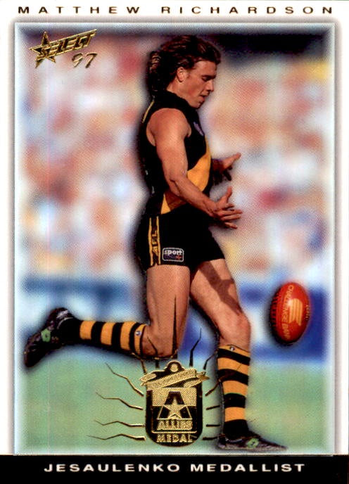 Matthew Richardson, Jesaulenko Medallist, 1997 Select AFL