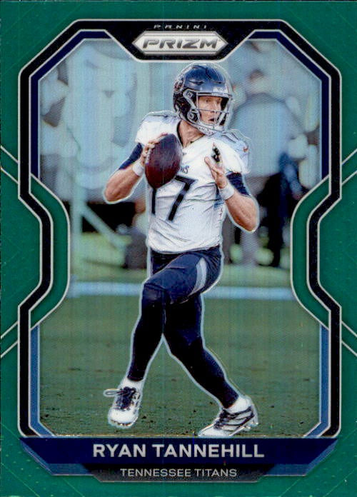 Ryan Tannehill, Green Prizm, 2020 Panini Prizm Football NFL