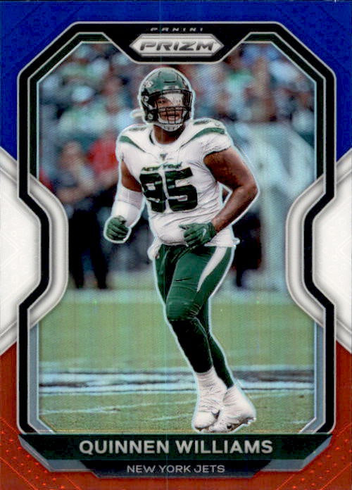 Quinnen Williams, Red White Blue Prizm, 2020 Panini Prizm Football NFL