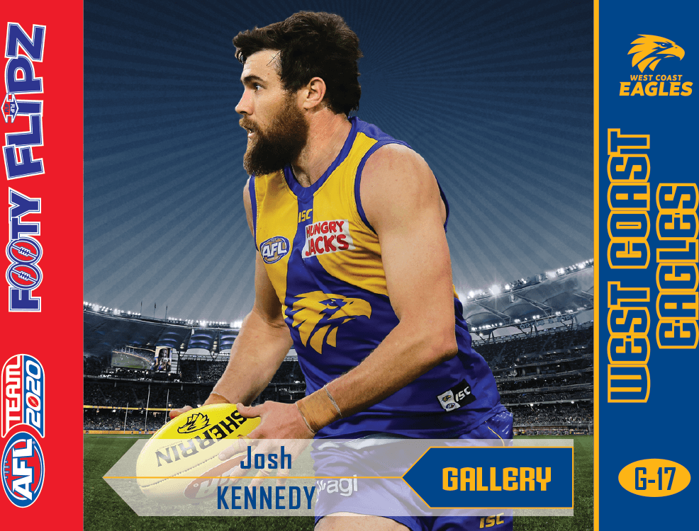 Josh Kennedy, Footy Flipz Gallery, 2020 Teamcoach AFL