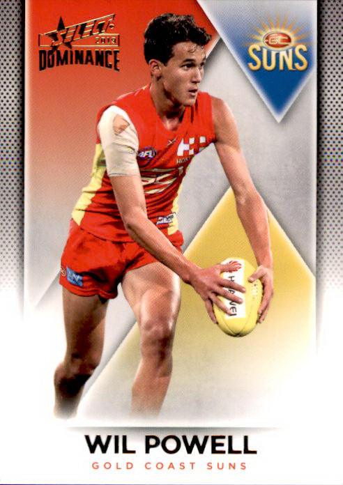 2019 Select AFL Dominance Base Card - 101 to 196 - Pick Your Card