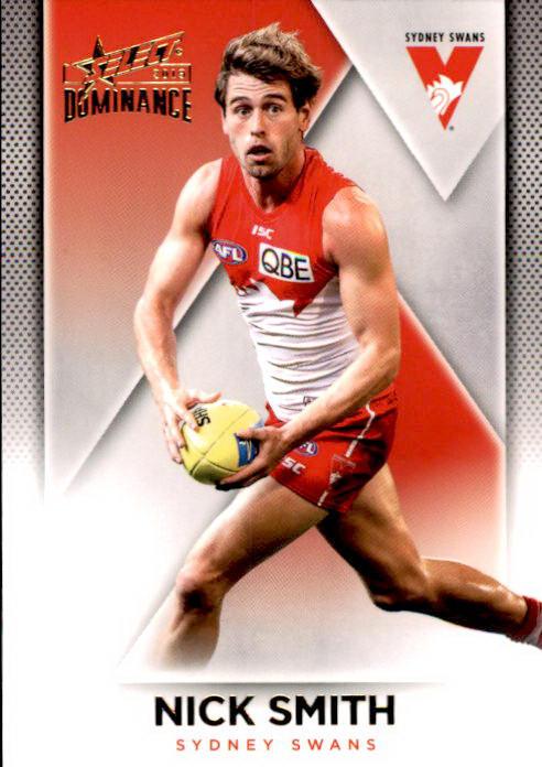 2019 Select AFL Dominance Base Card - 101 to 196 - Pick Your Card