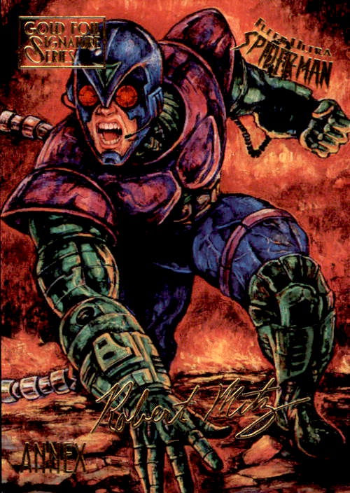 Annex, #2, Gold Foil Signature Parallel, 1995 Fleer Ultra Spider-Man