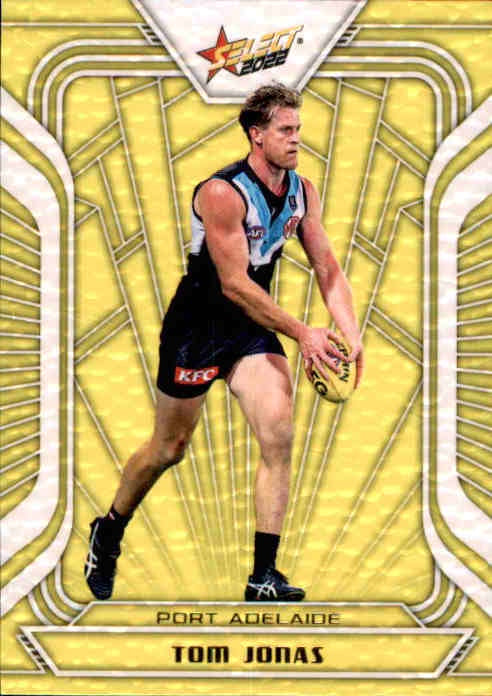 Tom Jonas, Fractured Acid Yellow, 2022 Select AFL Footy Stars Jumbo