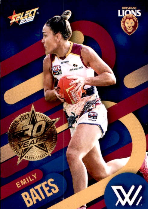 Emily Bates, 30 Years Gold Seal, 2022 Select AFL Footy Stars