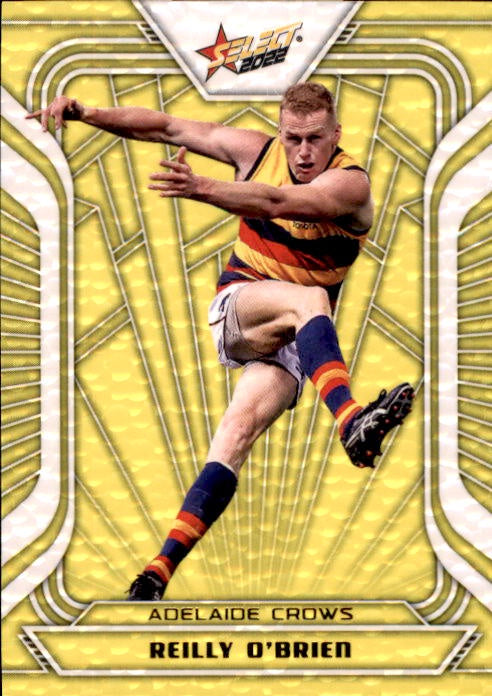 Reilly O'Brien, Fractured Acid Yellow, 2022 Select AFL Footy Stars Jumbo