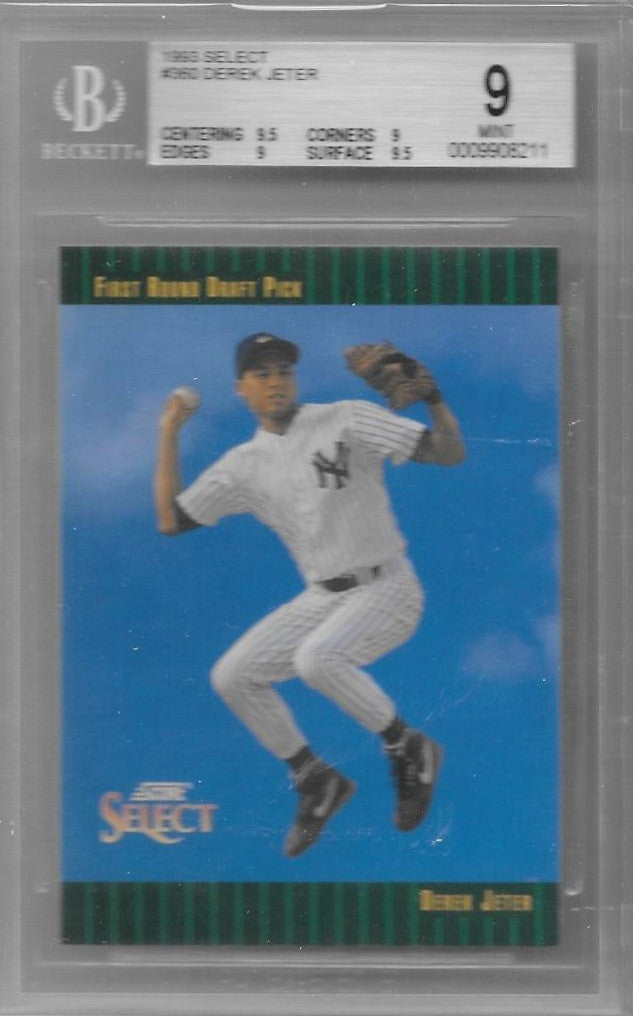 Derek Jeter, 1993 Select, BGS 9
