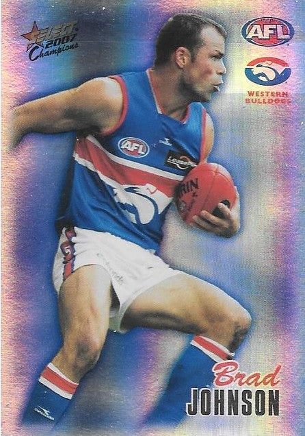 Brad Johnson, Promotional Card, 2007 Select AFL Champions