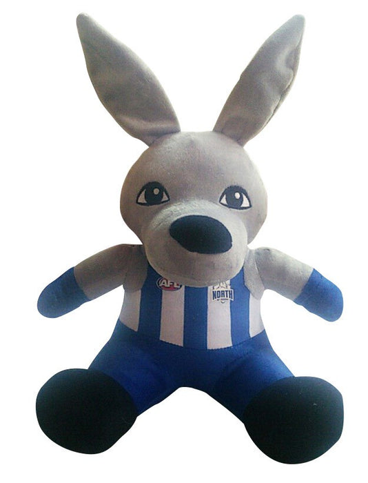 NORTH MELBOURNE KANGAROOS MASCOT PLUSH DOORSTOP