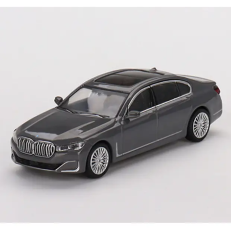 Mini GT, BMW 750Li xDrive Bernina Grey Amber Effect, 1:64 Scale Diecast Model Car