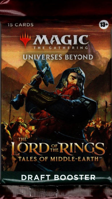 Magic the Gathering The Lord of the Rings Tales of Middle Earth Draft Booster Pack
