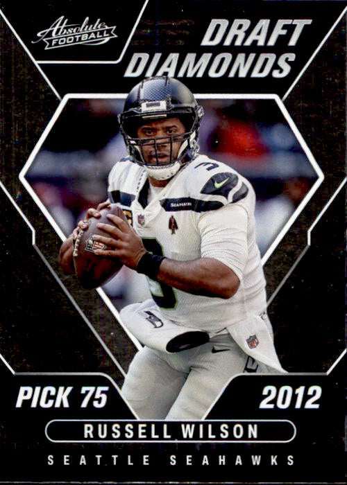 Russell Wilson, Draft Diamonds, 2022 Panini Absolute Football NFL