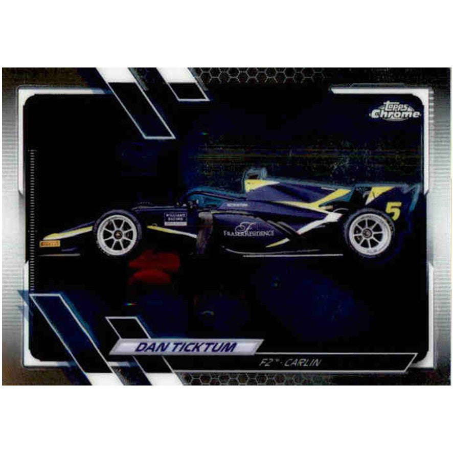 Dan Ticktum, #124, 2021 Topps Chrome Formula 1 Racing