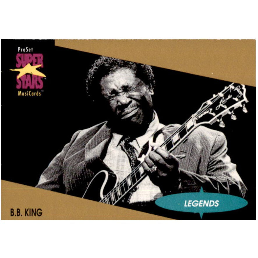 BB King, #14, Legends, 1991 Pro Set Super Stars MusiCards