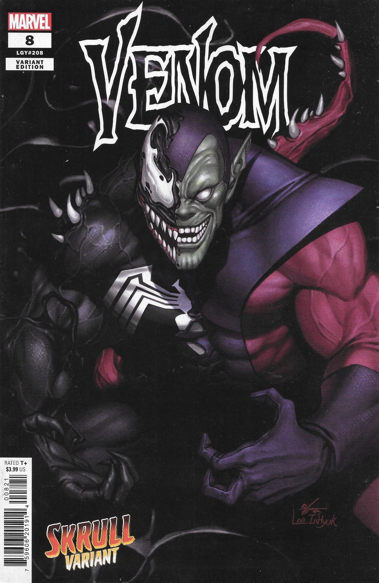 Marvel Venom #8 Skrull Variant Comic