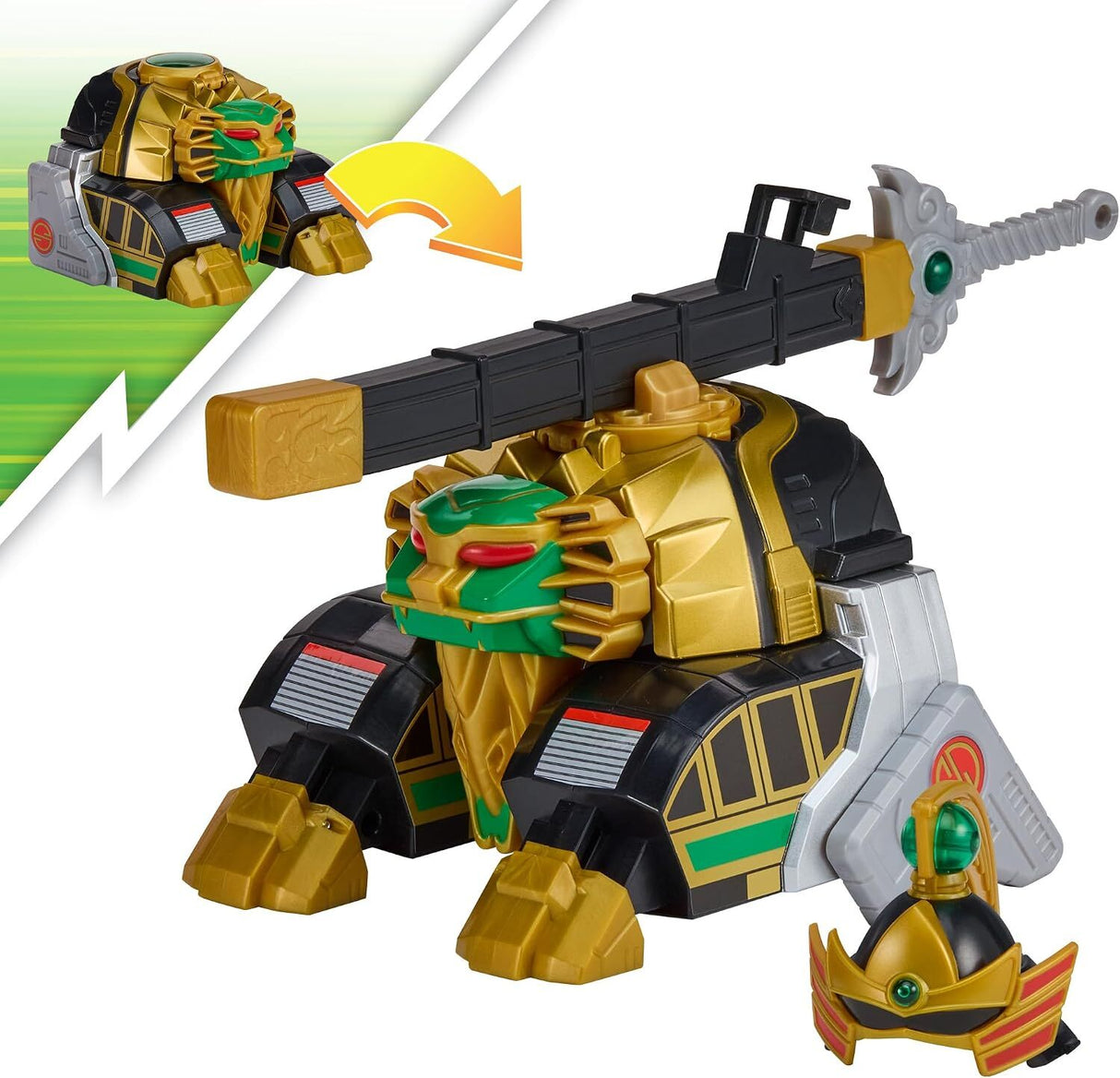 Mighty Morphin Power Rangers Re-Ignition Combinable Thunder Zord - Lion