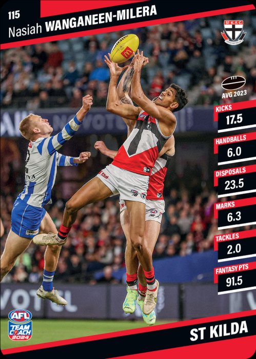 2024 Teamcoach AFL Common Cards - Cards 101 to 200 - Pick Your Card