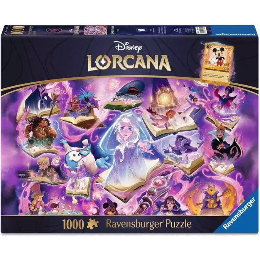 Ravensburger Disney's Lorcana Glimmers of the Realm: Amethyst - 1000 Piece Jigsaw Puzzle