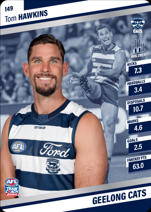 2024 Teamcoach AFL Silver Parallel Cards - Cards 101 to 200 - Pick Your Card