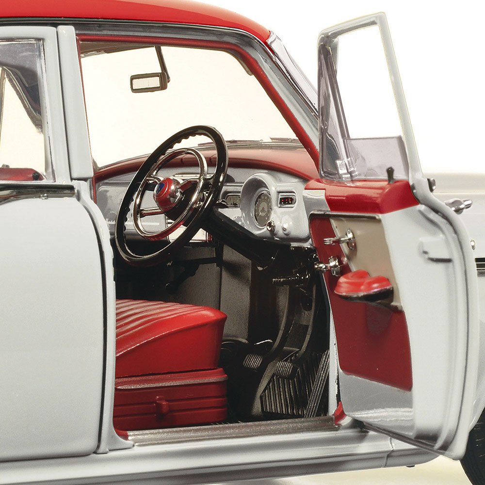 Classic Carlectables Holden FE Special Gypsy Red over Castle Grey, 1:18 Scale Diecast Model Car