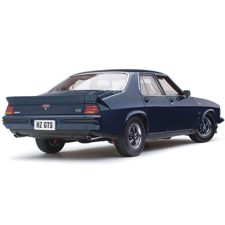 Classic Carlectables Holden HZ GTS Sedan Nocturne Blue Metallic (308ci Engine), 1:18 Scale Diecast Model Car