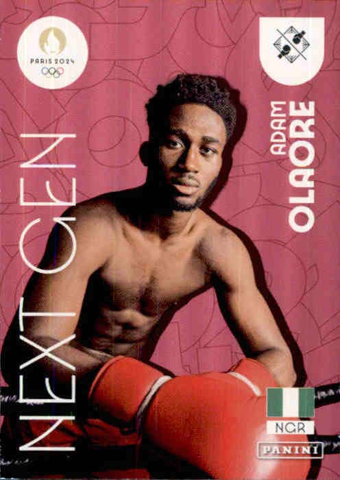 Adam Olaore, #191, Next Gen, 2024 Panini Paris Olympics