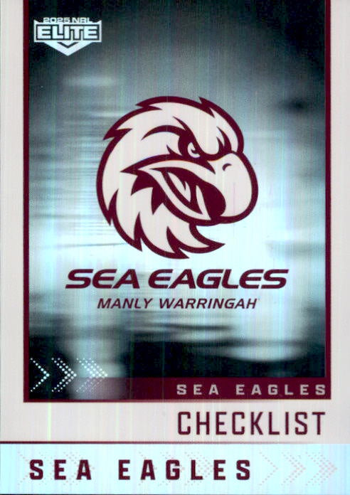 Manly Sea Eagles, Silver Parallel, 2025 TLA Traders NRL Rugby League