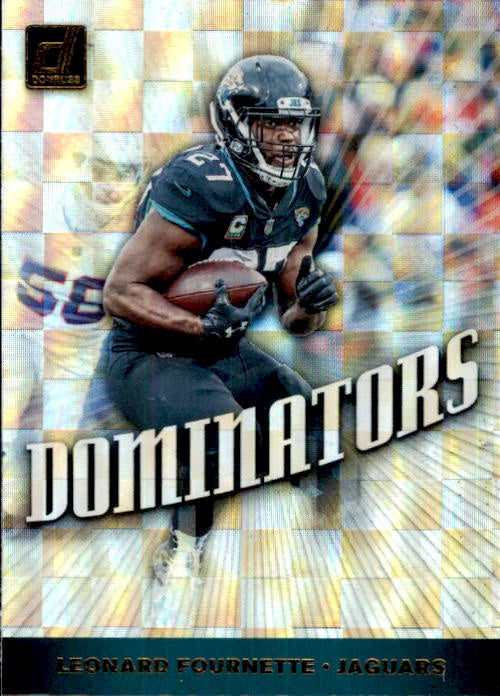 Leonard Fournette, Dominators, 2019 Panini Donruss Football NFL
